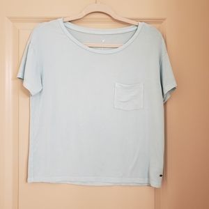 Sky blue AE pocket t shirt